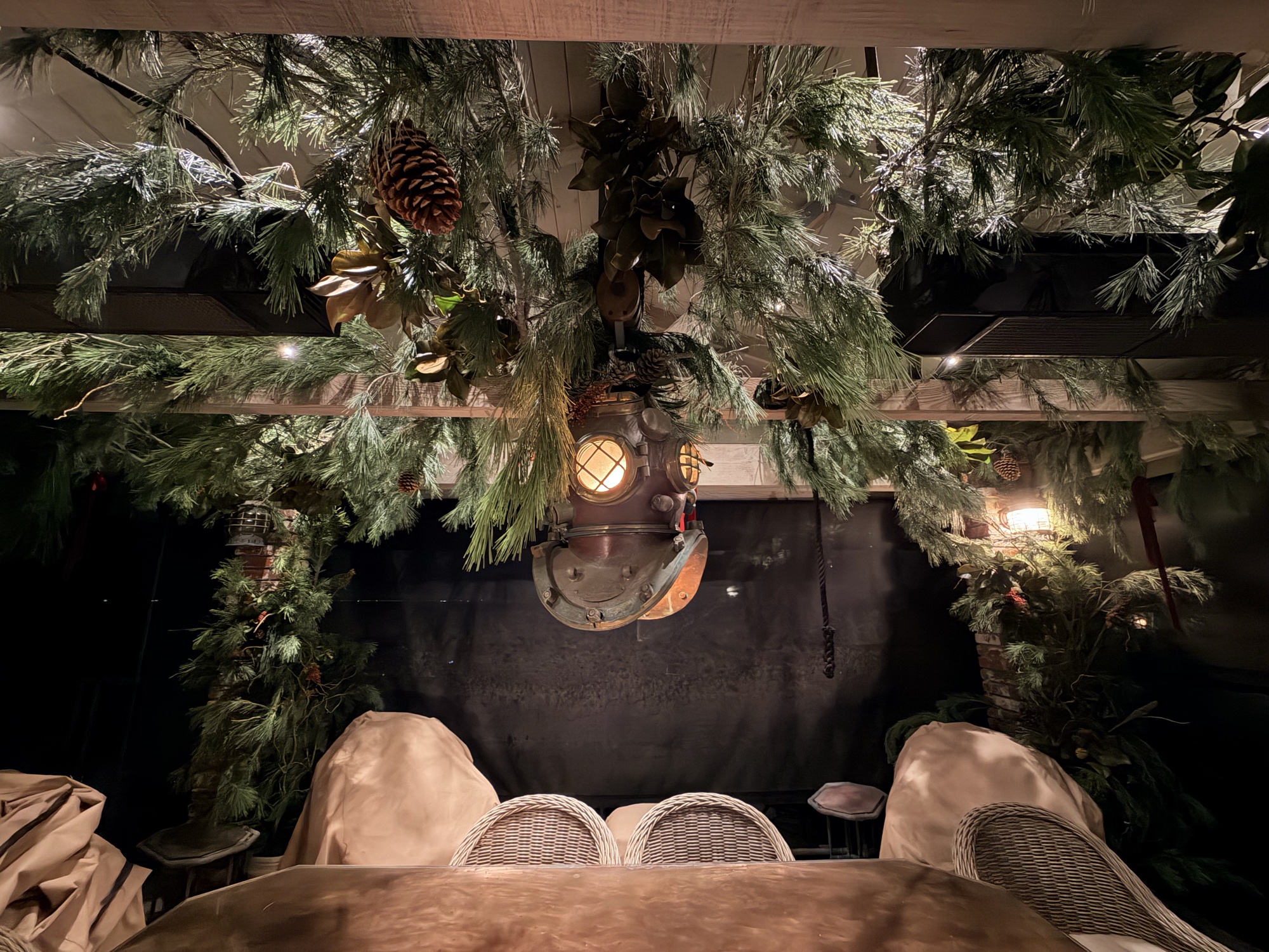 Outdoor greenery installation